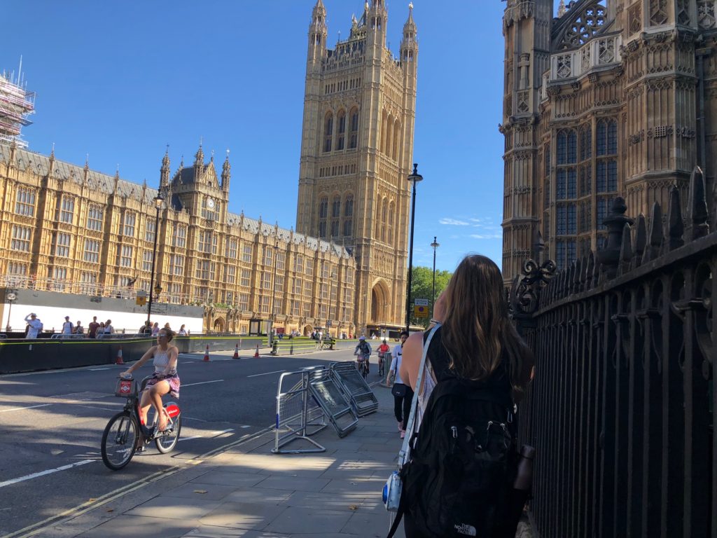 One of the Iconic Sites in London, England is the British Parliament Building It really is spectacular.  