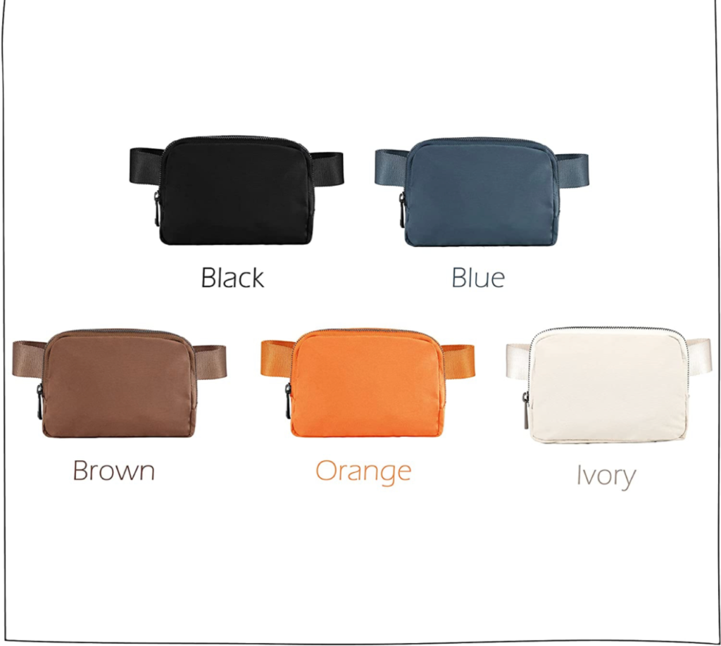 This belt bag is super versatile and a great Amazon product