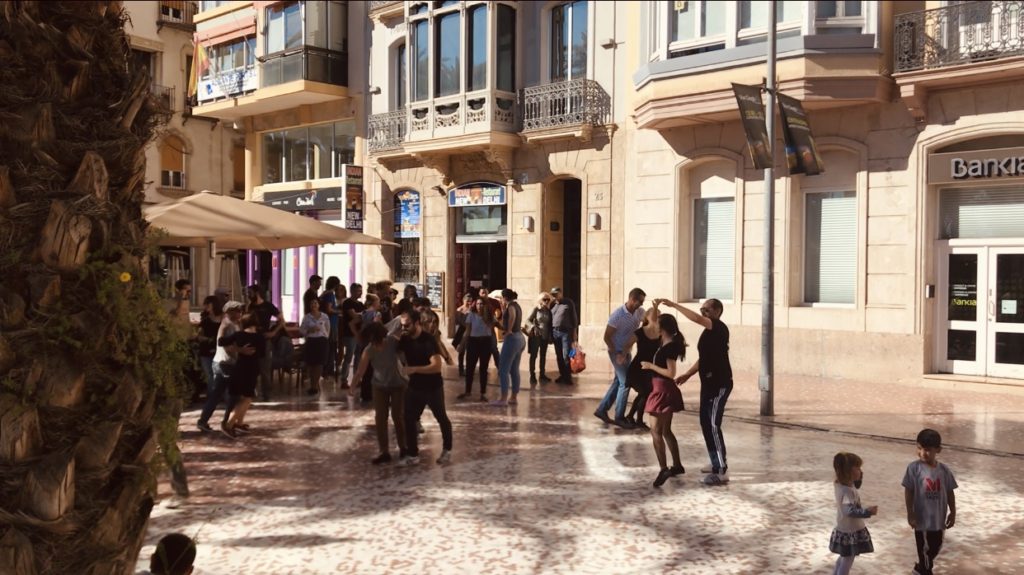 Couples swing dancing on the Esplanda de España in Alicante are a sight to see. Their energy and skill can be felt all around the city. 
