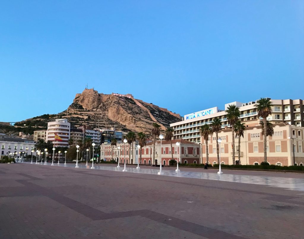 The Castiloo de Santa Barbara looms over the boardwalk this is a destination you must add to your Alicante Itinerary 