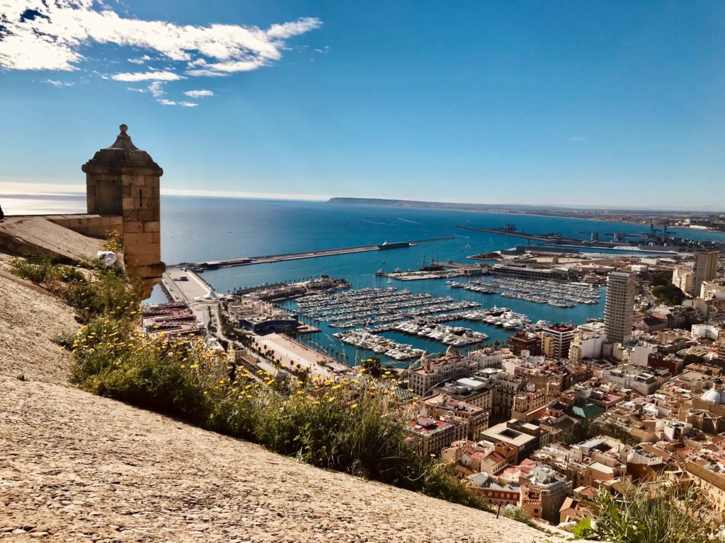 The views of Alicante from the Castillo de Santa Barbara are unbeatable. be sure to add this view to your Alicante Itinerary. 