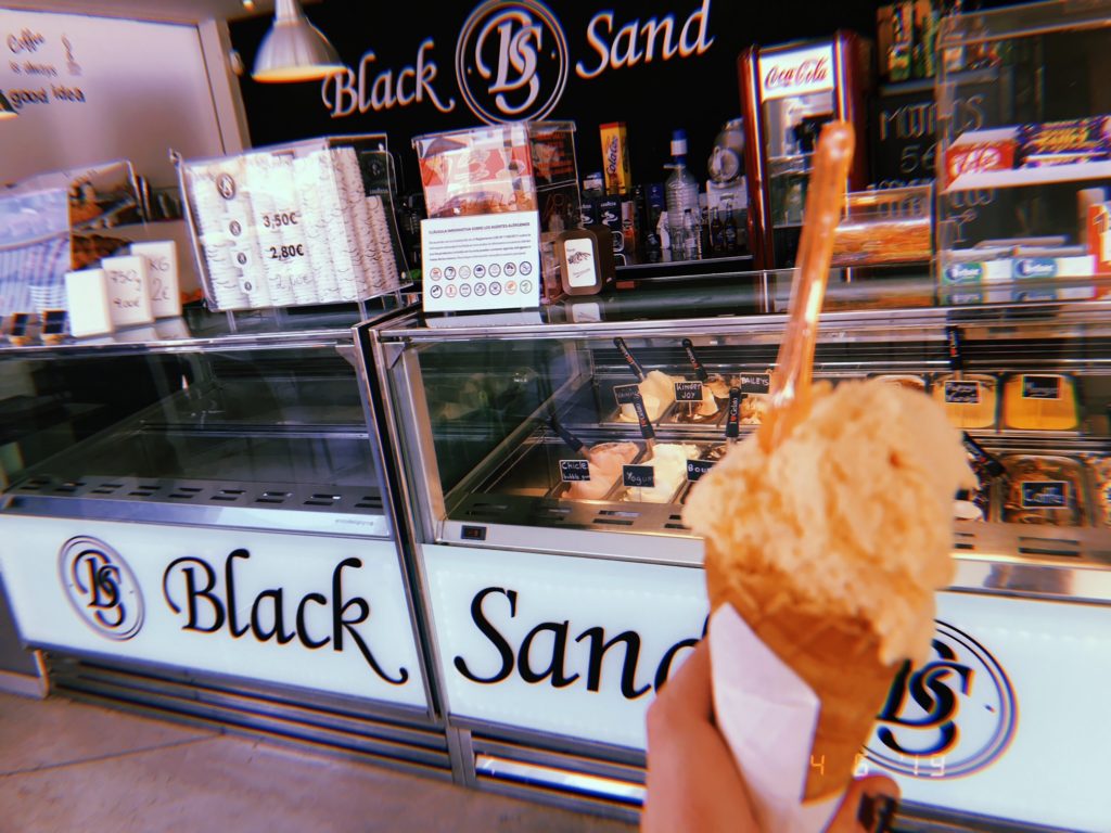 Everybody needs gelato on a beach day. Black Sands in Puerto de Santiago had delicious flavors of Gelato! 
