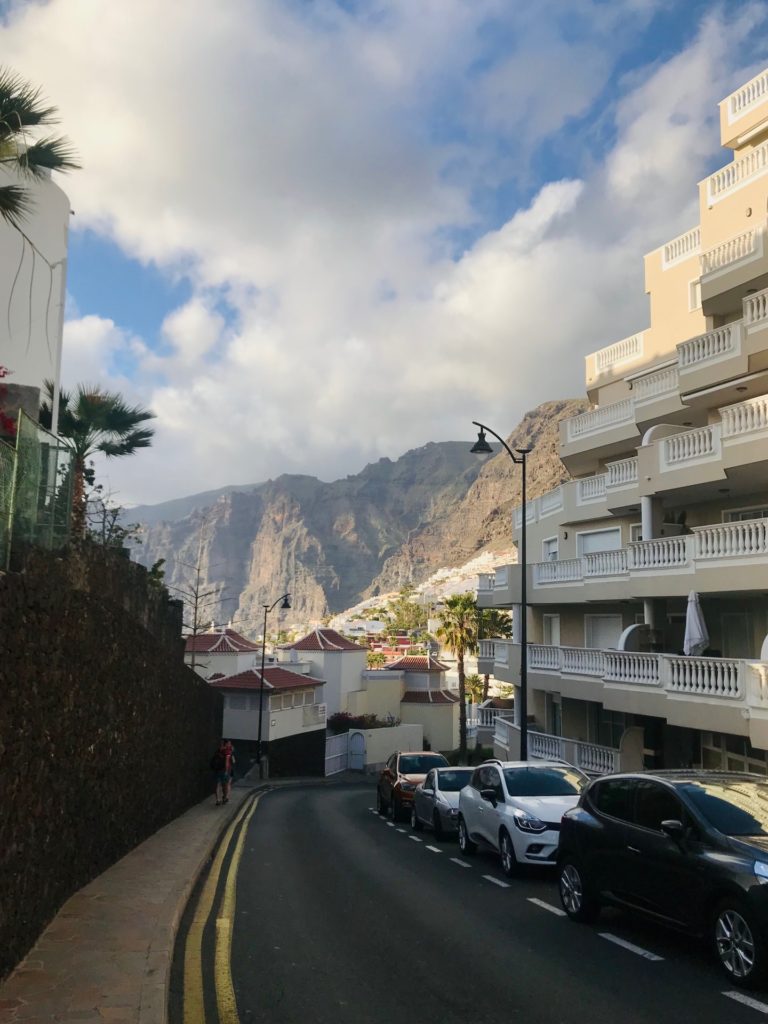 As you walk through the town of puerto de Santiago, Los Gigantes emerge from between the buildings. It is an incredible sight to see while in Tenerife.