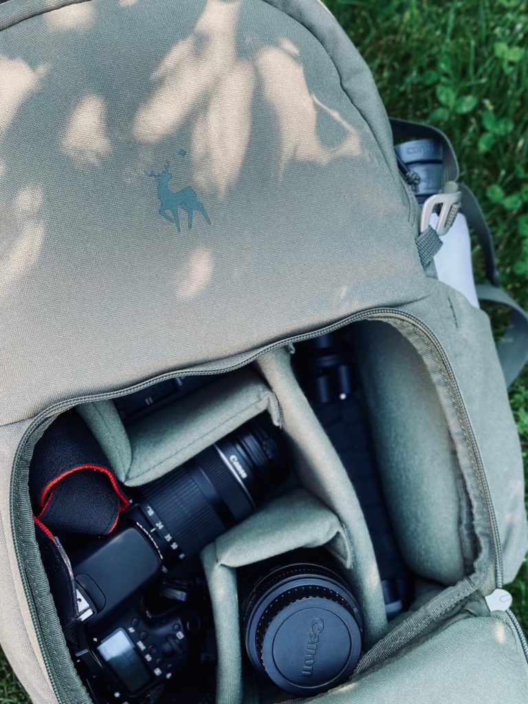 The moveable dividers in the Brevité Jumper Photo Backpack make the bag completely customizable and a perfect fit for nearly any camera.  