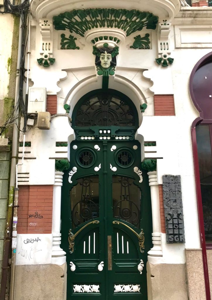 Walk through the cidade vella and admire the unique doors and facades of the city