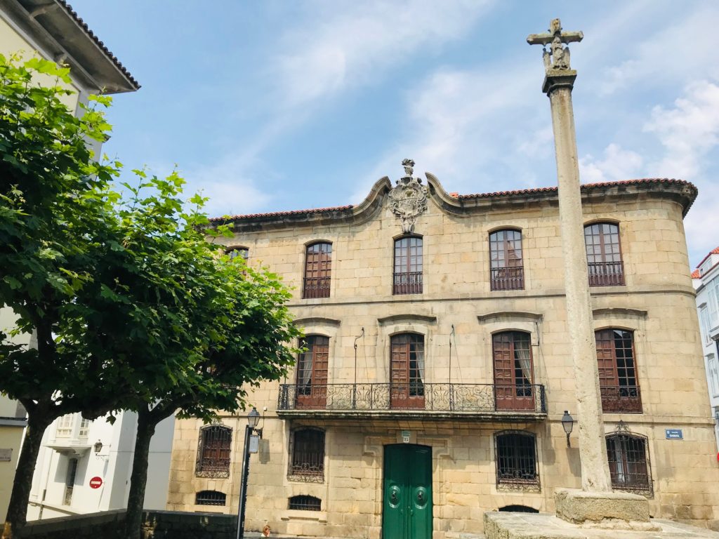 Pazo de cornade is a beautiful old structure in the old city