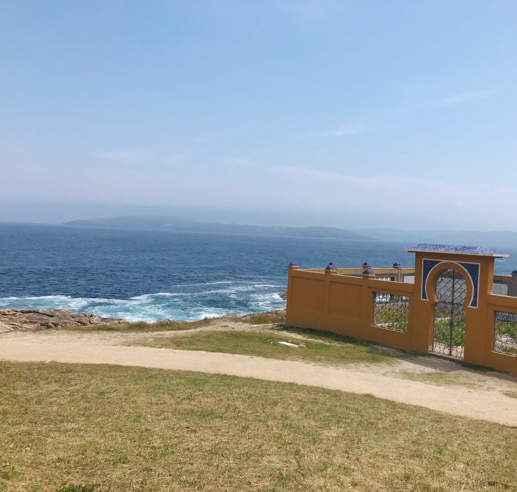 Temple by the sea in A Coruña