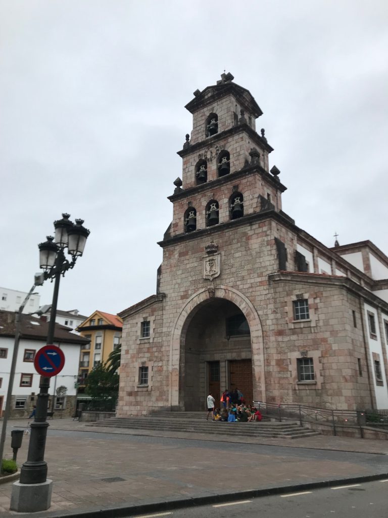 The stunning bell tower of Cangas de Onís Asturias