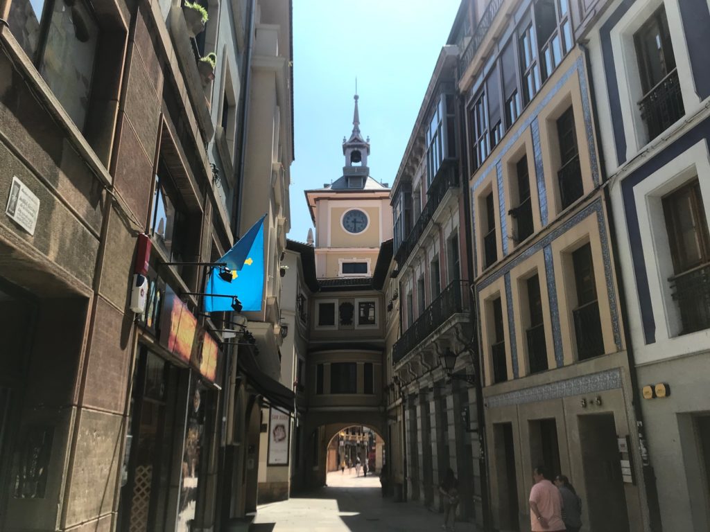 A Beautiful street in oviedo Asturias, one of many stops if you have 2 weeks in Northern Spain.