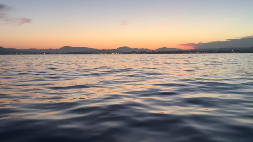 Sunsets on the straights of Gibraltar are unmatched. This photo is take from a sail boat that left from Málaga harbor.