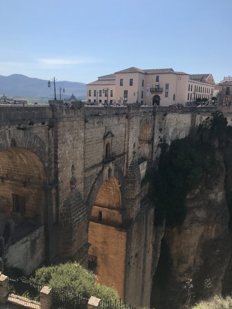 A beautiful angle of the puente Nuevo. a must see on a Ronda, Spain day trip. 